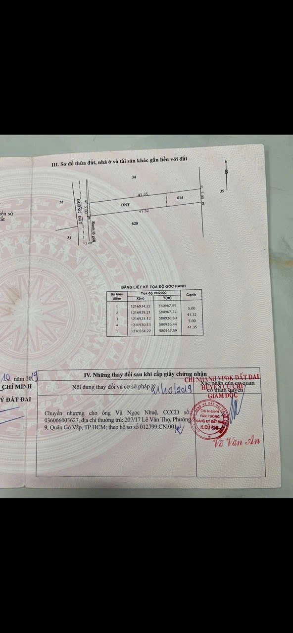 Đất nền 206m² tại xã Tân An Hội, Củ Chi chỉ 1.65 tỷ - Cơ hội đầu tư hấp dẫn!