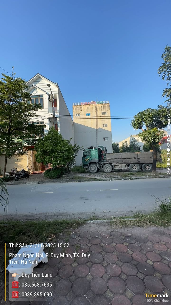 Đất nền Phạm Ngọc Nhị Duy Tiên 85m² giá 4 tỷ - Vị trí kinh doanh đắc địa!