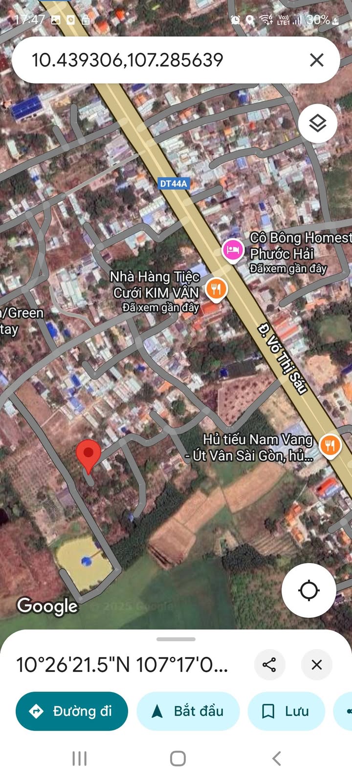 Đất nền Phước Hải - Bà Rịa Vũng Tàu 3725m² giá 7.9 tỷ - Vị trí đắc địa gần biển!