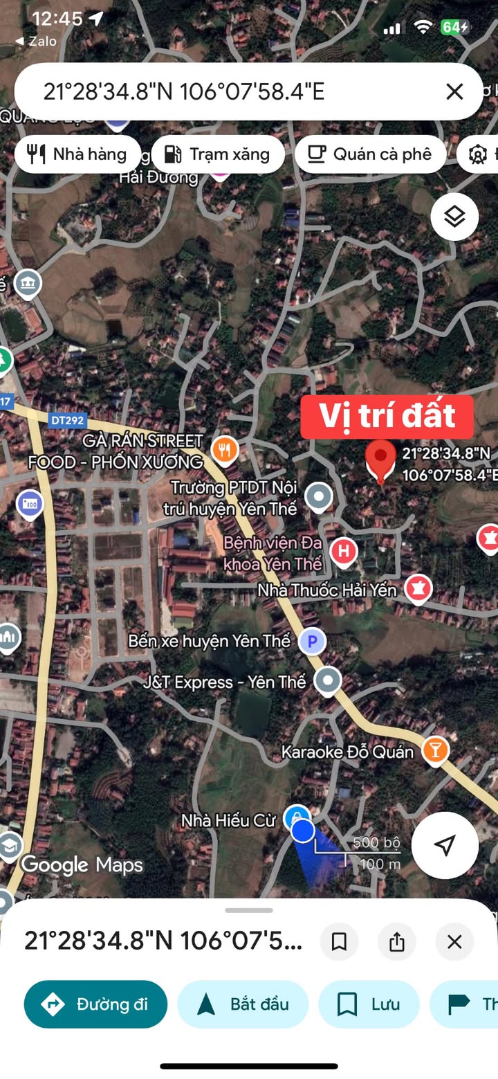 Đất thổ cư 250m² tại Phồn Xương, Yên Thế giá chỉ 800 triệu - Đầu tư sinh lời ngay!