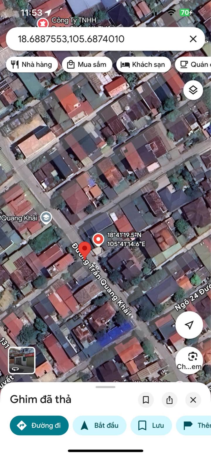 Đất nền Trần Quang Khải, Vinh 90m² giá chỉ 5 tỷ - Lô góc 2 mặt tiền, đầu tư sinh lời cao!