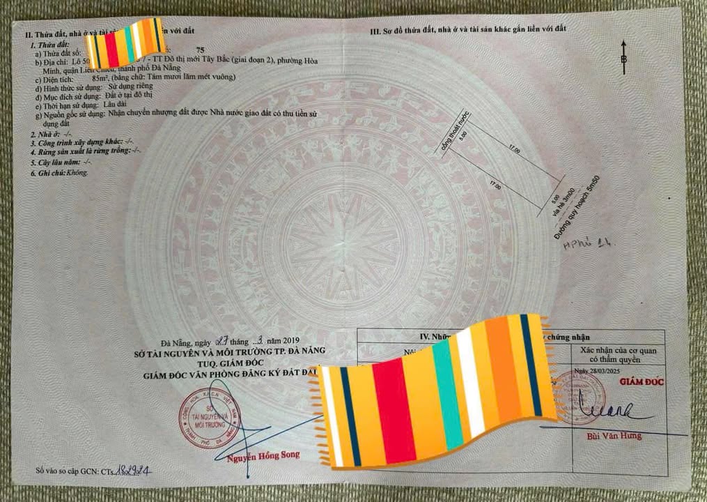 Đất nền Hòa Phú 14, Liên Chiểu, Đà Nẵng 85m² giá 5 tỷ - Đối diện công viên