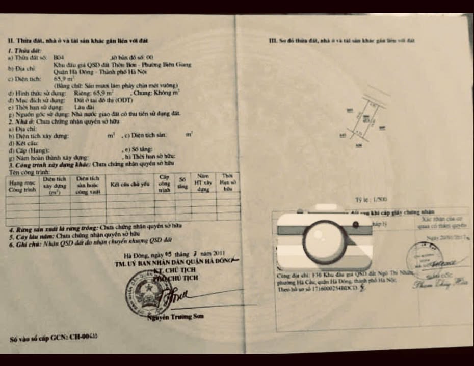 Đất đấu giá Phúc Tiến 65.9m² giá 50 tỷ - Vị trí trung tâm, đầu tư sinh lời!