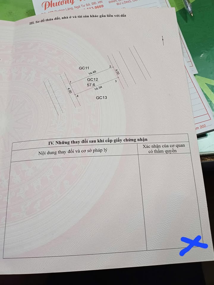 Đất đấu giá Biên Giang Hà Đông 57m² giá 4 tỷ - Cơ hội đầu tư hấp dẫn!