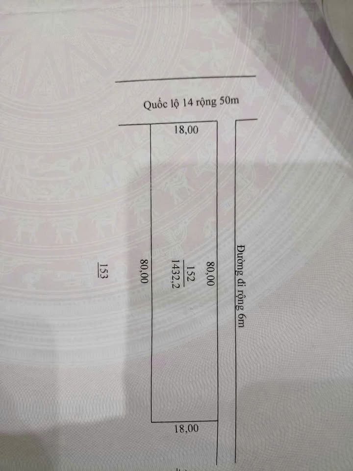 Đất nền lô góc mặt đường Quốc lộ 14A, xã Ia Phang, 1440m² giá 1.44 tỷ - Cơ hội đầu tư tuyệt vời!