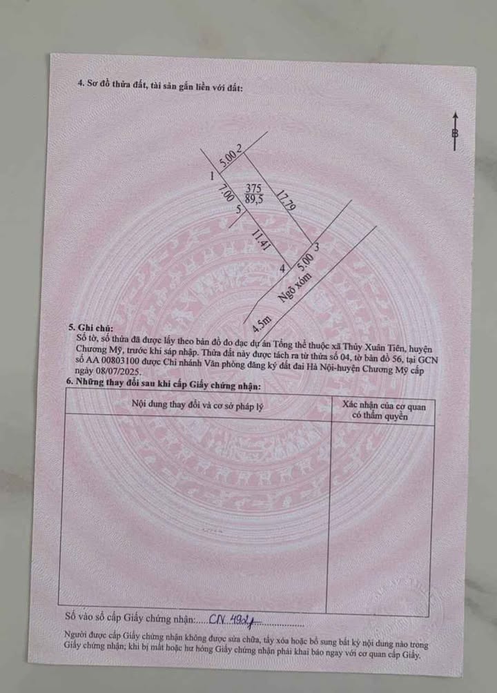 Đất thổ cư lô góc 89.5m² Thủy Xuân Tiên - Giá chỉ 2.1 tỷ, vị trí đắc địa!