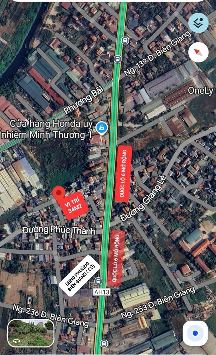 Đất ở đường Phúc Thành, Biên Giang, Hà Đông 34m² - Chính chủ bán gấp!