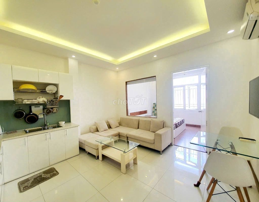 Studio tách bếp tại Nguyễn Trãi, Quận 1 - Nội thất hiện đại, giá từ 5.5 triệu