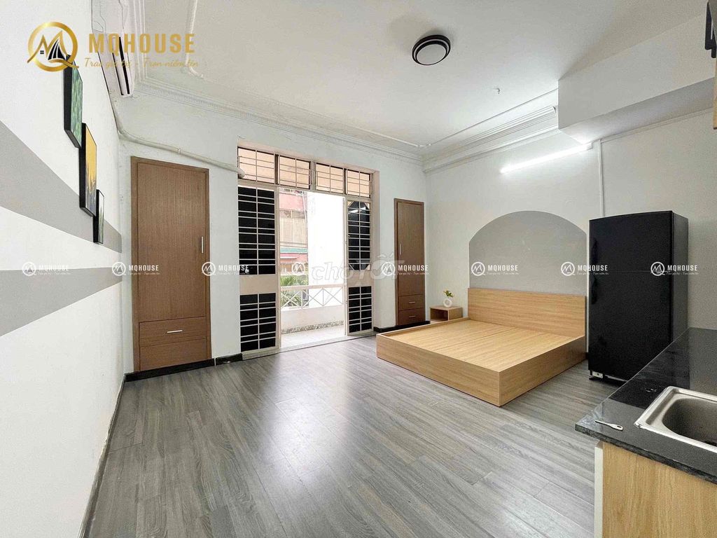 Studio Bancol đường Hoàng Hoa Thám 30m² giá 5.9 triệu - Full nội thất, an ninh tuyệt đối!