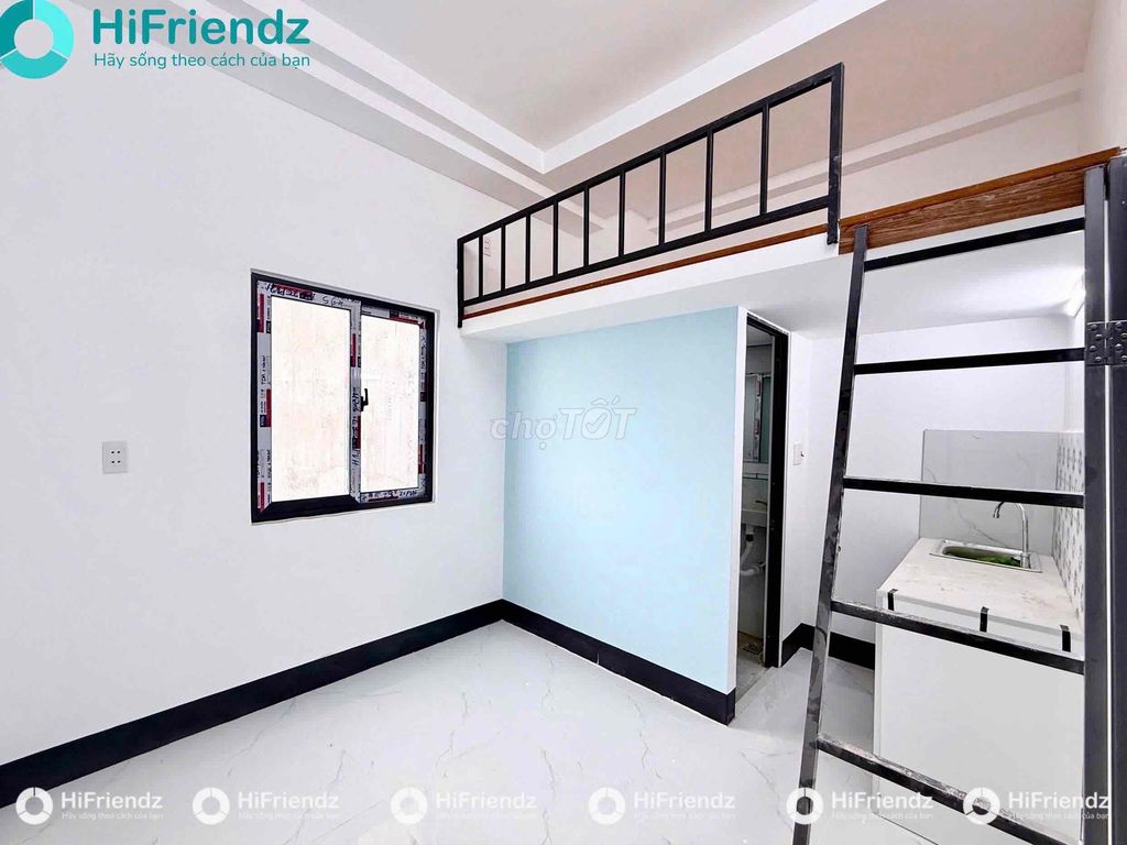 Căn hộ Duplex CMT8 25m² giá 4.5 triệu - Ngay bờ kè Hoàng Sa!