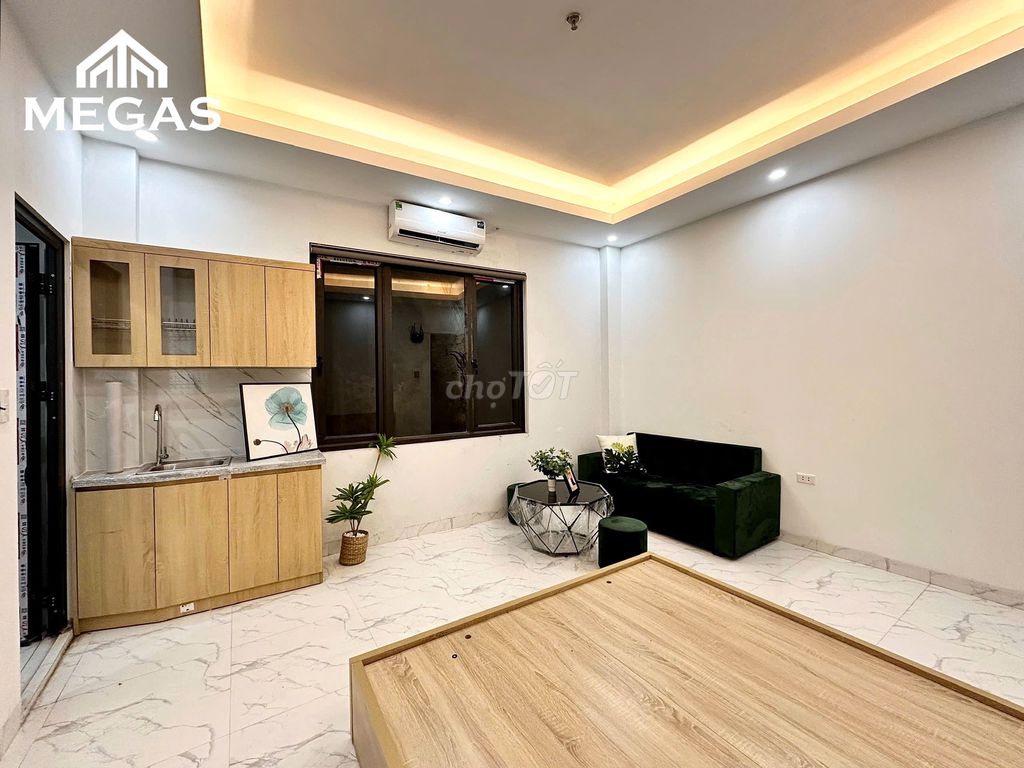 Căn hộ studio Đội Cấn Ba Đình 30m² giá 4.8 triệu - Nhà mới, đầy đủ tiện nghi!