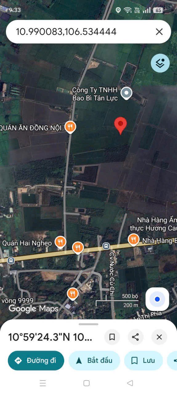 Đất nền Phước Vĩnh An Củ Chi 2276m² giá 850 triệu - Gần công viên nước