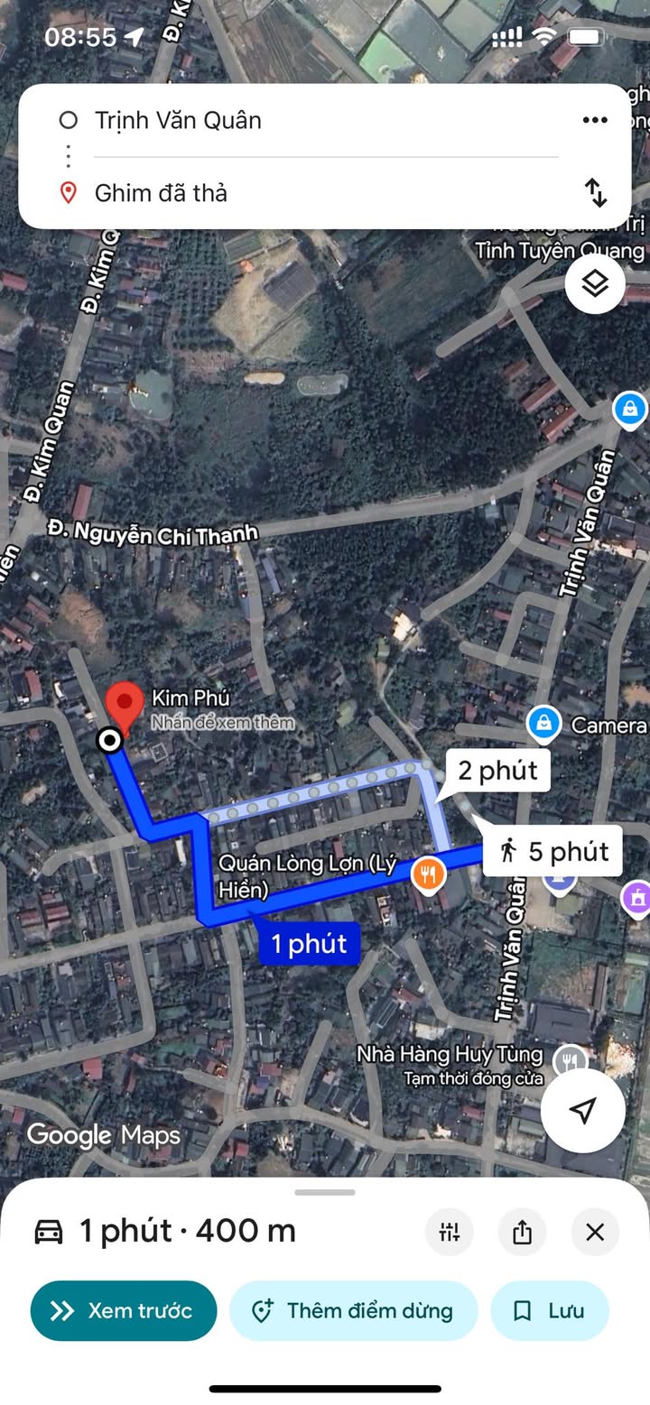 Đất thổ cư Kim Phú 400m² giá 2 tỷ - Mặt tiền rộng, vị trí đắc địa!