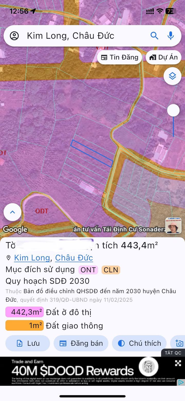 Đất nền Kim Long, Châu Đức 512m² - Chính chủ cần bán gấp!