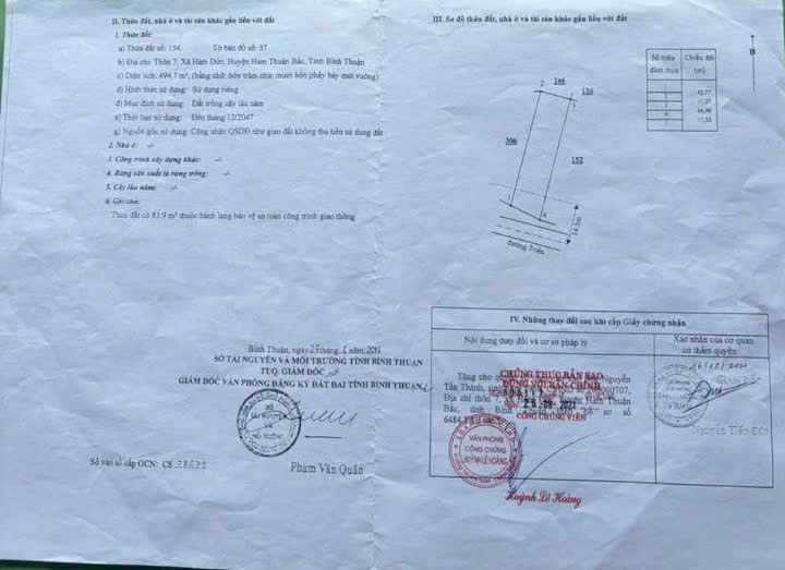 Đất nền 500m² tại đường 715, thôn 7, Hàm Đức - Giá chỉ 700 triệu!