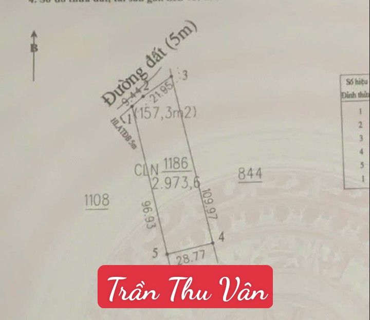 Đất nền Bình Mỹ, Bắc Tân Uyên 2973m² giá 4.8 tỷ - Cơ hội đầu tư tuyệt vời!