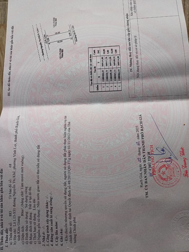 Nhà cấp 4 tại phường Vĩnh Lợi, Rạch Giá 80m² - Giá thỏa thuận hấp dẫn!