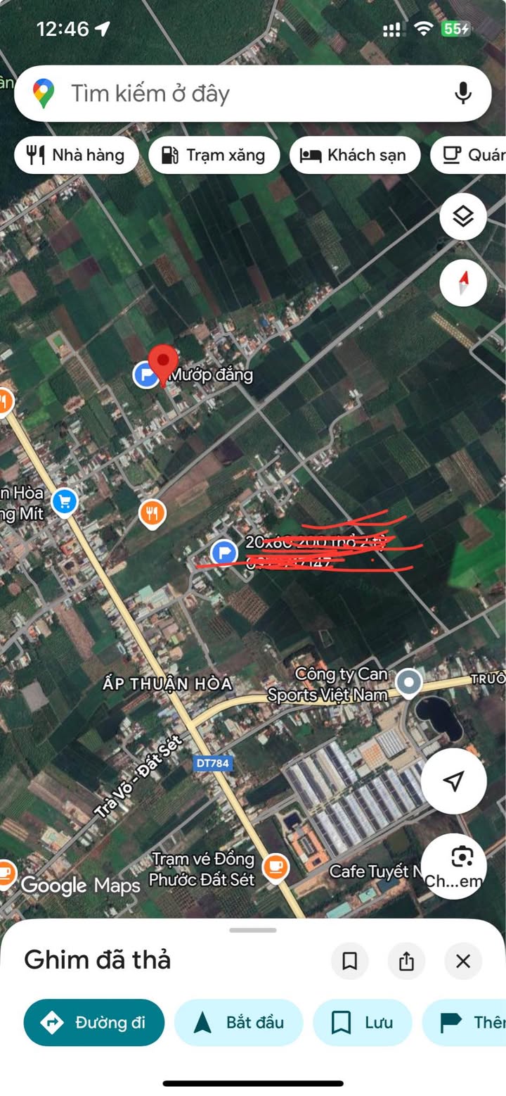 Đất nền ấp Thuận Hoà, Dương Minh Châu 125m² giá 370 triệu - Gần công ty Cansport!