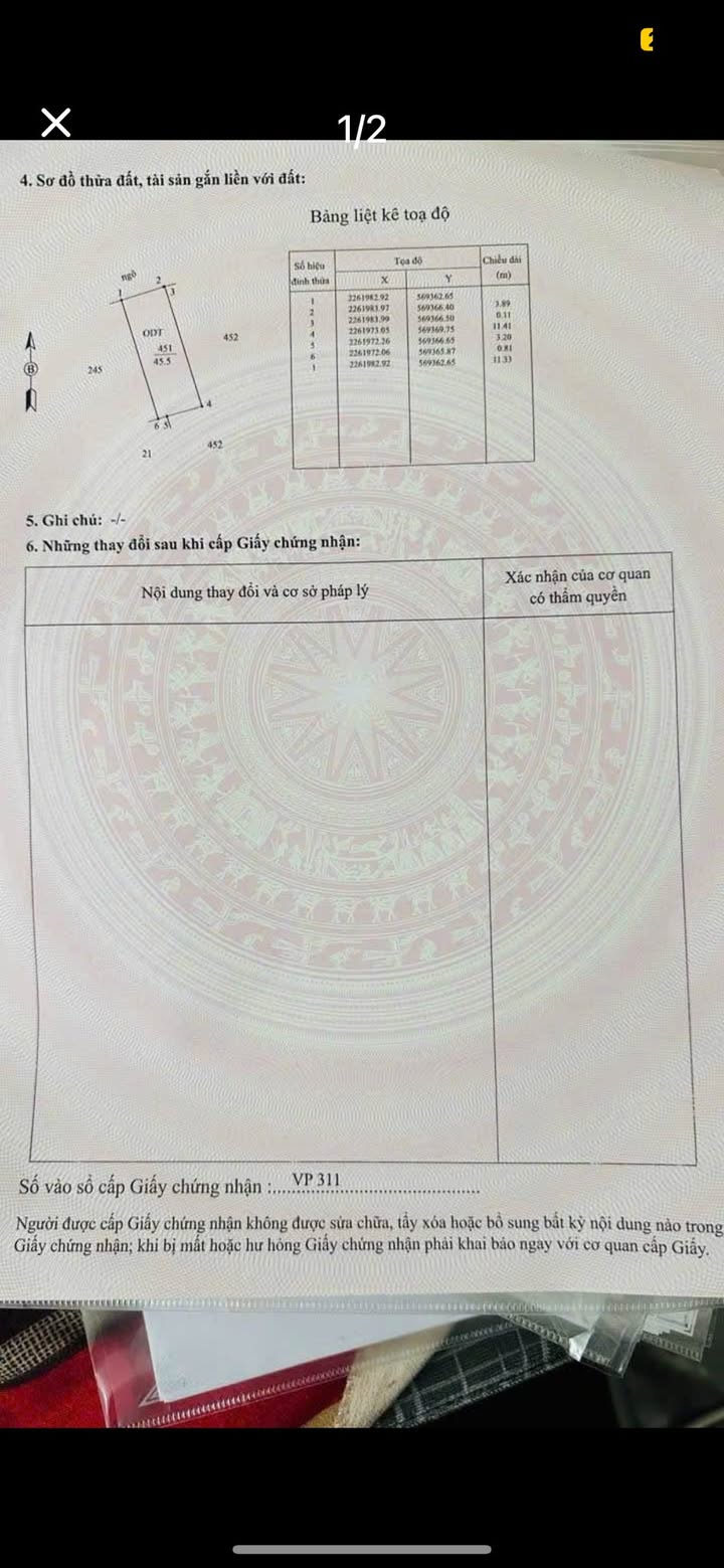 Đất nền Lộc Vượng 46m² giá 1.3 tỷ - Ô tô vào tận nơi, không lỗi phong thủy!