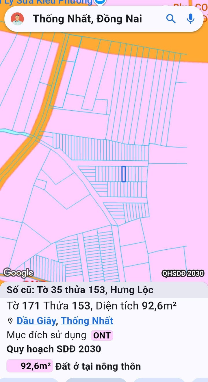 Đất nền Hưng Lộc, Thống Nhất, 90m² giá 699 triệu - Sổ hồng riêng chính chủ!