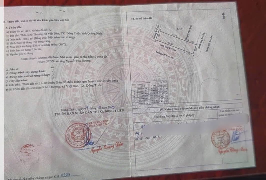 Đất nền thôn Khê Thượng, Đông Triều 100m² giá 2 tỷ - Đầu tư sinh lời ngay!