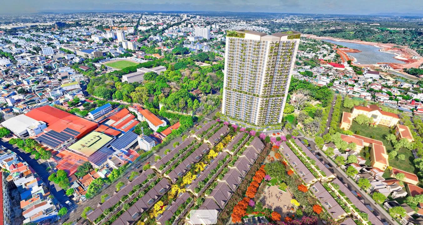 Căn hộ 2PN Eco Palace Buôn Ma Thuột 65m² - View nội khu tuyệt đẹp