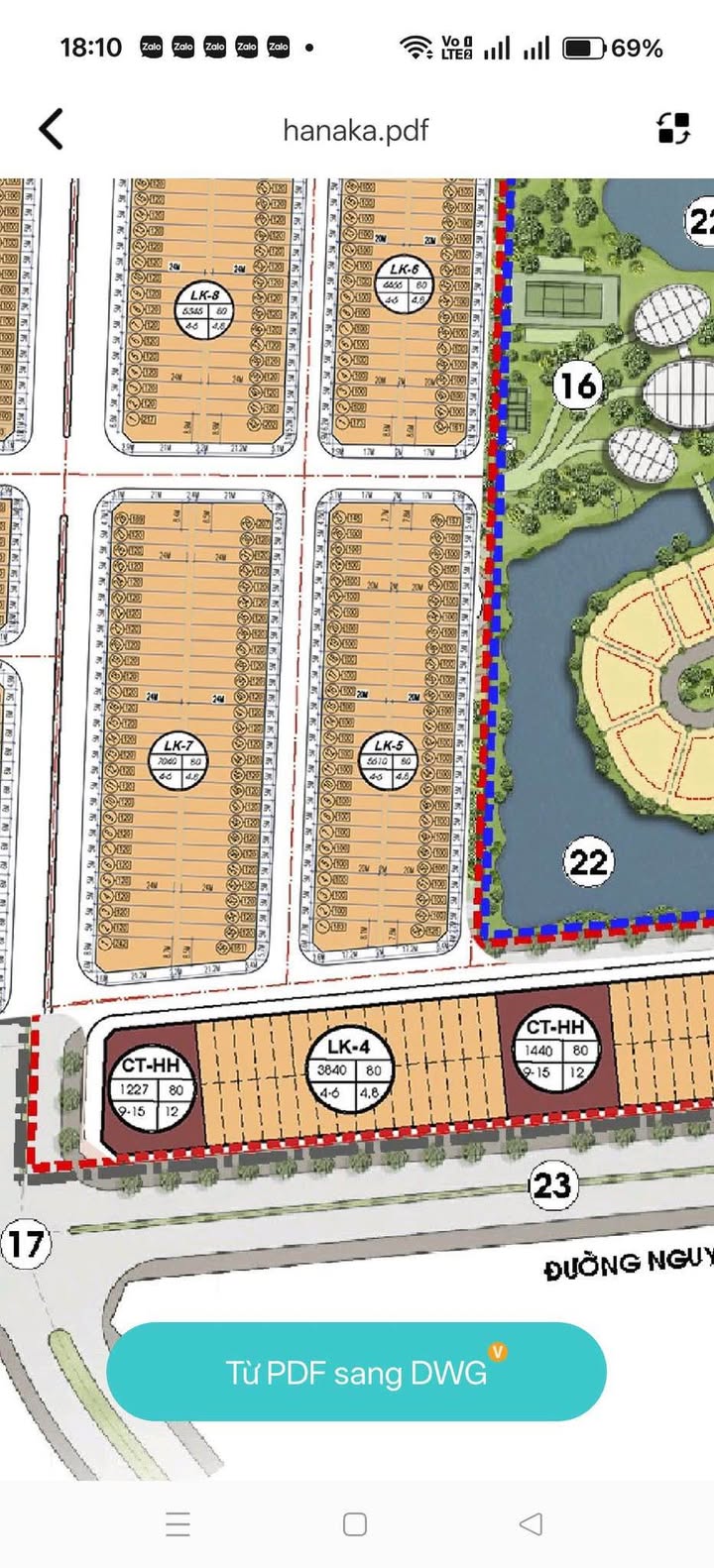 Đất nền lô duy nhất LK5 Hanaka Từ Sơn 100m² - Sổ hồng sang tên ngay!