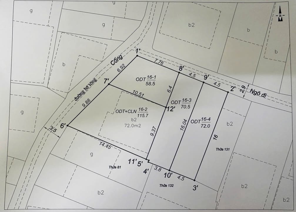 Đất nền Cẩm Thủy 72m² giá 1.4 tỷ - Gần biển, thuận tiện giao thông!