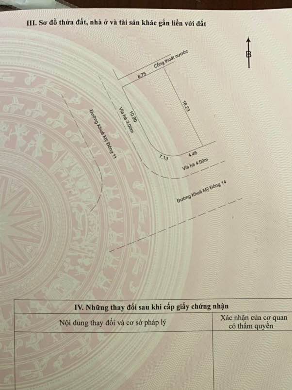 Đất góc 2 mặt tiền Khuê Mỹ Đông 14 & 11, Đà Nẵng 135m² - Vị trí đắc địa, giá tốt!