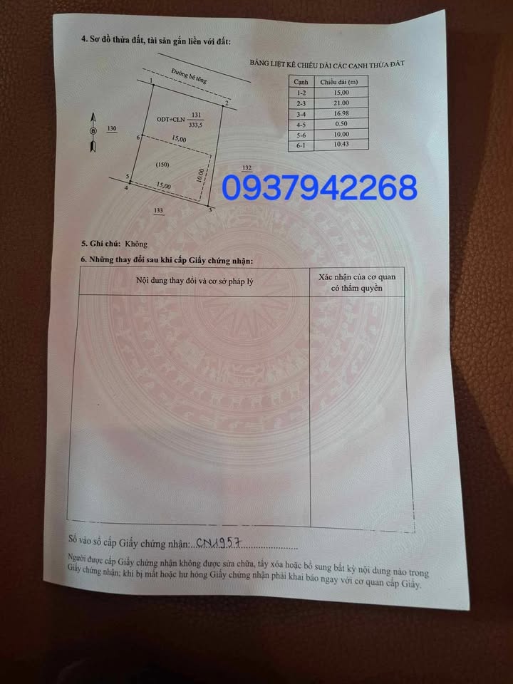 Đất nền Cộng Hòa Chí Linh 333.5m² giá 2 tỷ - Xây dựng nhà vườn biệt thự lý tưởng!