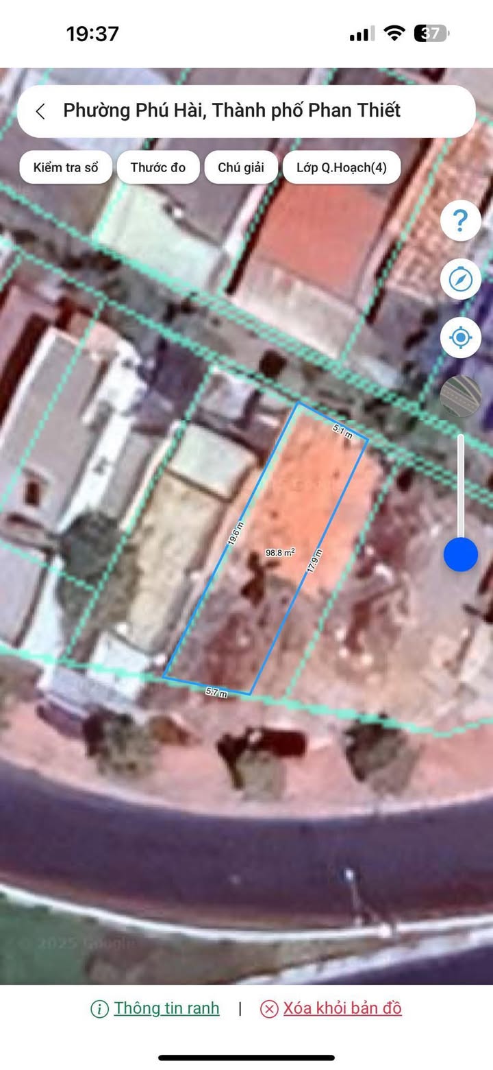 Đất thổ cư đường Nguyễn Thông, Phú Hài 98m² - Vị trí kinh doanh sầm uất gần biển Mũi Né!