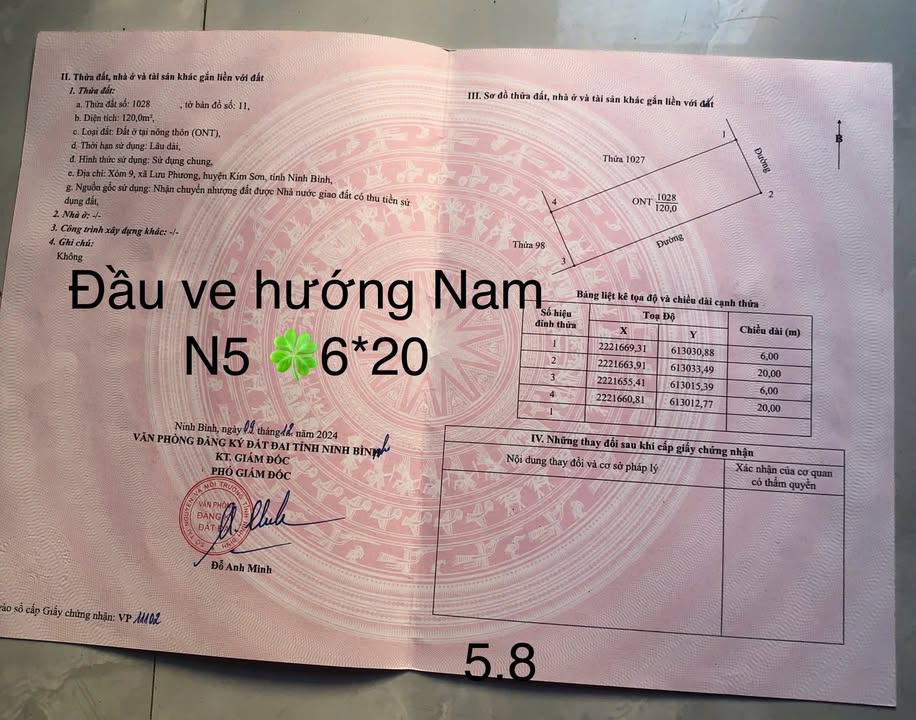 Đất thổ cư xóm 9 Lưu Phương 200m² - Giá cả thương lượng hấp dẫn!