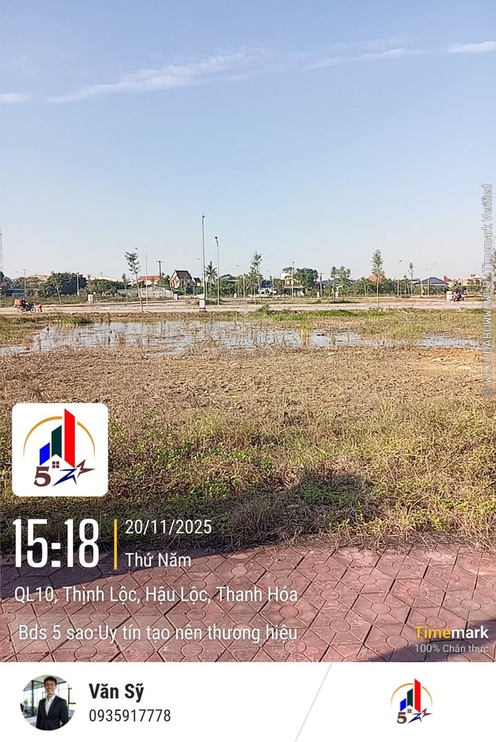 Đất nền Hậu Lộc 121m² giá 1.4 tỷ - Sổ đỏ cầm tay, cơ hội đầu tư tuyệt vời!