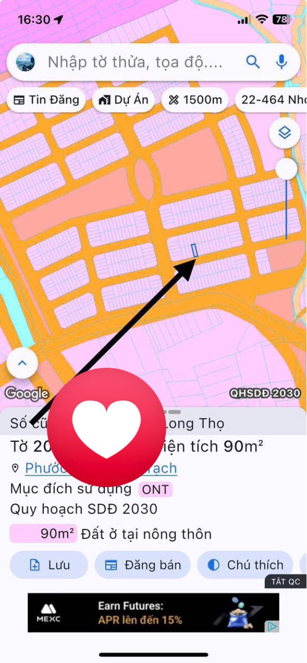 Đất nền KDC Tiến Lộc Nhơn Trạch 90m² giá 3 tỷ - Sổ đỏ chính chủ, thổ cư 100%!