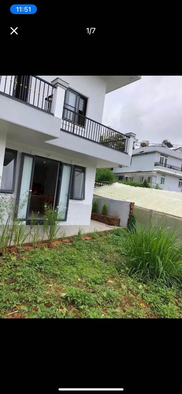 Căn hộ cho thuê đường Trần Khánh Dư, Đà Lạt 2PN giá chỉ 10 triệu - Đầy đủ nội thất, sân vườn BBQ!