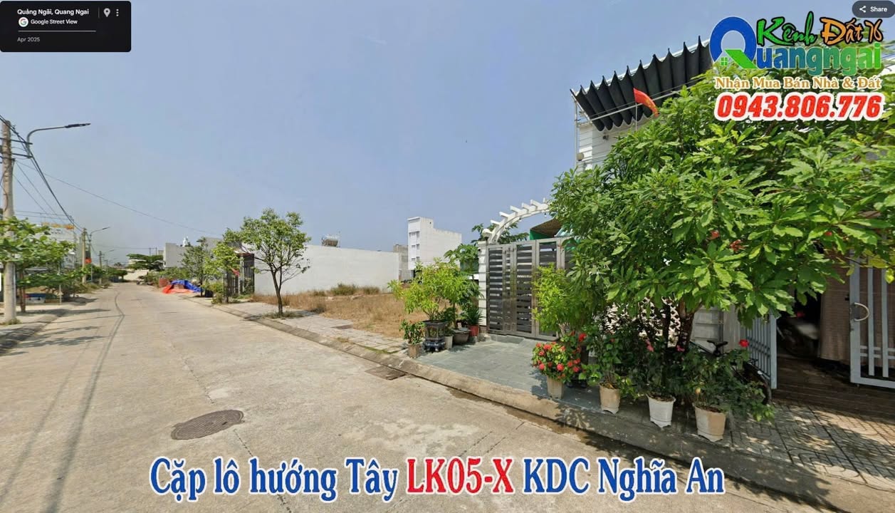 Đất nền Khu dân cư Nghĩa An, Quảng Ngãi 165m² giá 8xx triệu - Chính chủ cần bán gấp!