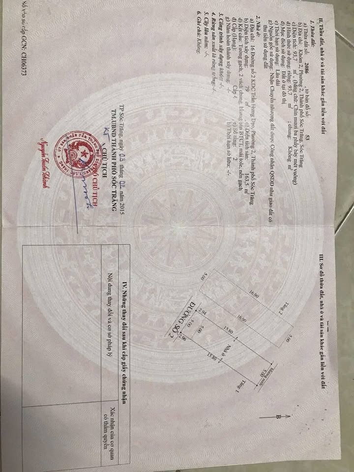 Nhà trệt lầu tại KDC 586 Trần Hưng Đạo, TP. Sóc Trăng 90m² - Gần chợ, tiện ích đầy đủ!