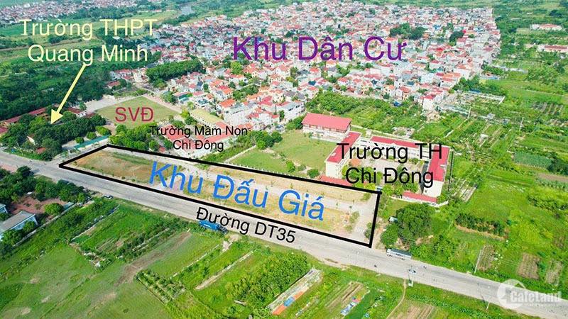 Đất nền Chi Đông, Quang Minh 52m² - Vị trí kinh doanh đắc địa!