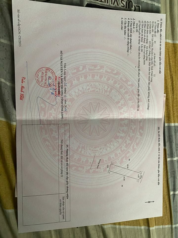 Đất thổ cư mặt tiền Lộc Hòa Vĩnh Long 125m² giá 1 tỷ - Đầu tư sinh lời lý tưởng!