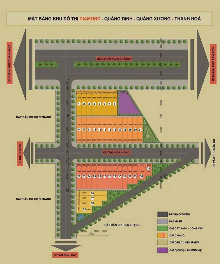 Đất nền đường Võ Nguyên Giáp, xã Quảng Định, 125m² - Giá thỏa thuận nhanh chóng!