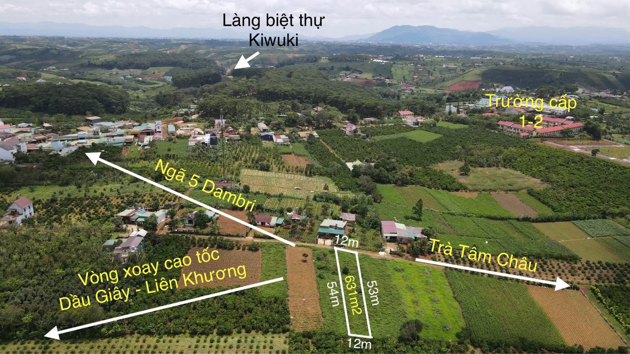 Đất thổ cư tại chợ ngã 5, Bảo Lộc 648m² giá 1.85 tỷ - Cơ hội đầu tư hiếm có!