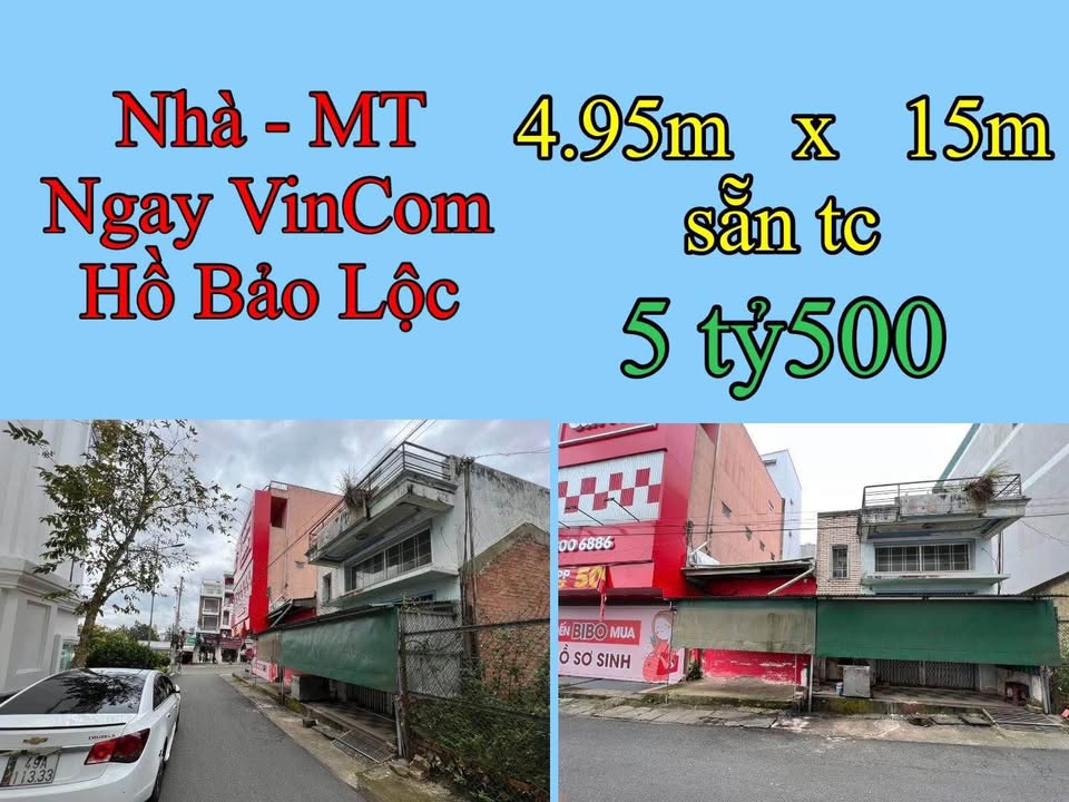 Nhà phố Bảo Lộc 74.25m² giá 5.5 tỷ - Mặt tiền đường Phạm Hồng Thái