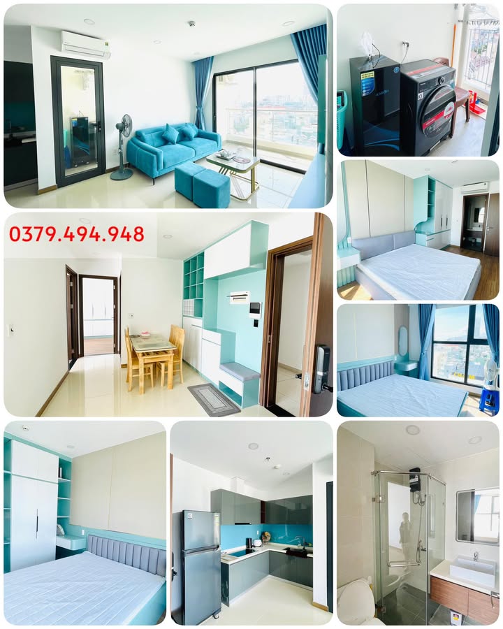 Căn hộ Phú Tài Residence Quy Nhơn 50m² giá 6 triệu - Full nội thất hiện đại!