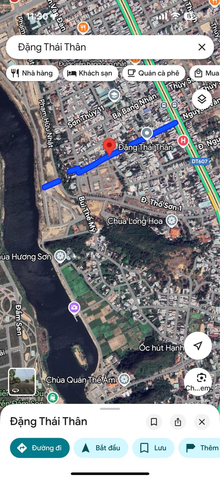 Đất kiệt ô tô 21 Đặng Thái Thân, Đà Nẵng 80.3m² - Đầu tư sinh lời lâu dài!