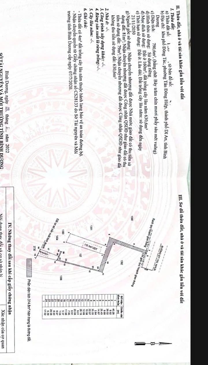 Lô đất mặt tiền ĐT743, Dĩ An 475m² giá 7 tỷ - Đầu tư sinh lời ngay!