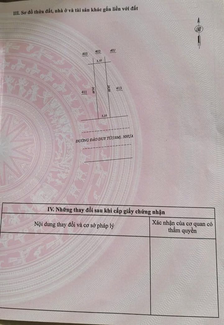 Đất TDC Tân Phú, Đồng Xoài 122m² - Hướng Nam, giá thỏa thuận!