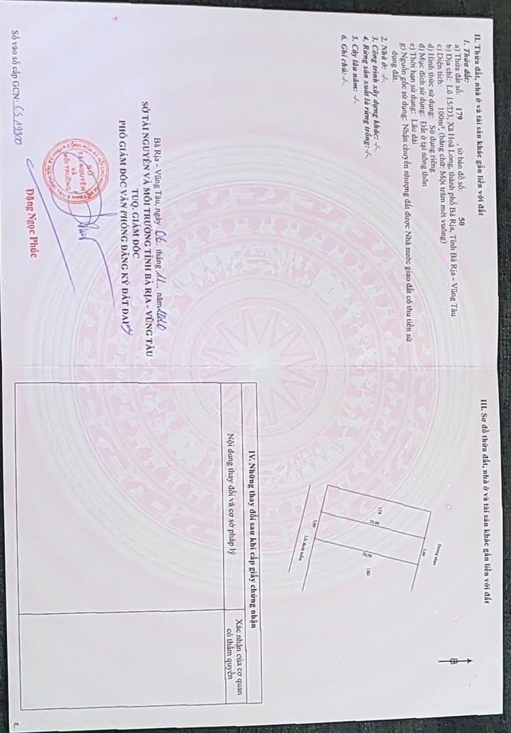 Đất nền khu dân cư Lan Anh 5, Bà Rịa 100m² giá 1.13 tỷ - Vị trí đẹp, phong thủy tốt!