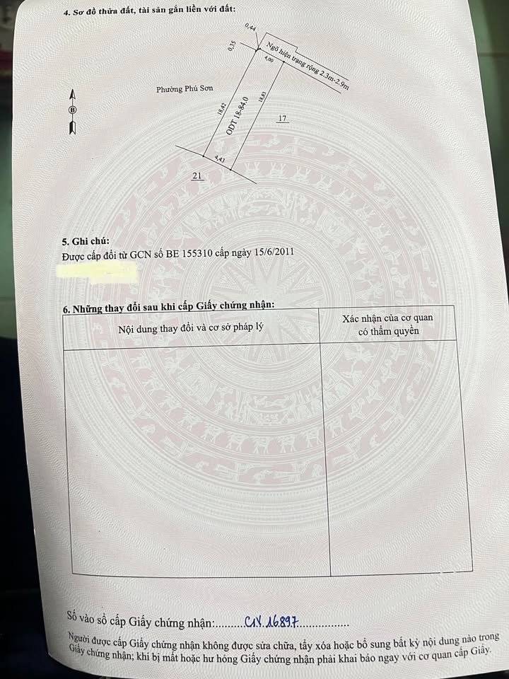 Nhà cấp 4 Phú Sơn, Thanh Hóa 84m² giá 2 tỷ - Diện tích lý tưởng cho gia đình!