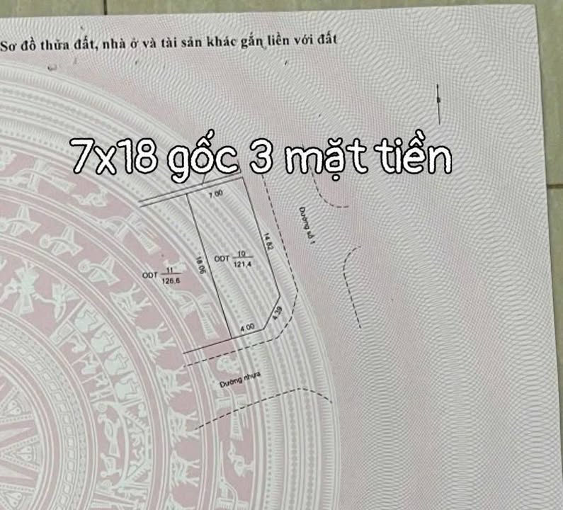 Đất nền Mỹ Hòa, Long Xuyên 121m² giá 1 tỷ - Cơ hội đầu tư vàng!