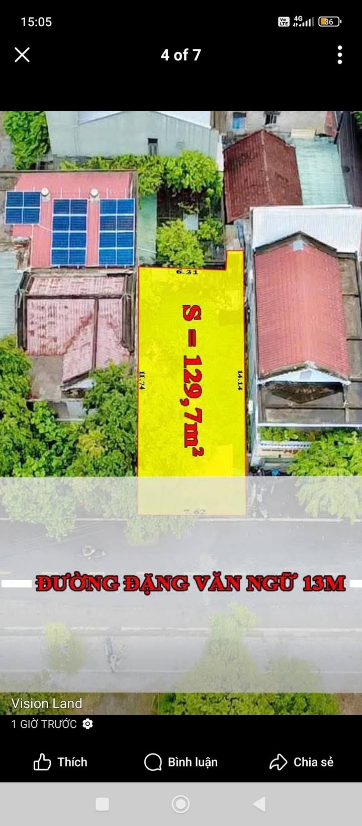 Đất mặt tiền đường Đặng Văn Ngữ, An Cựu, 129m² - Đầu tư kinh doanh lý tưởng!